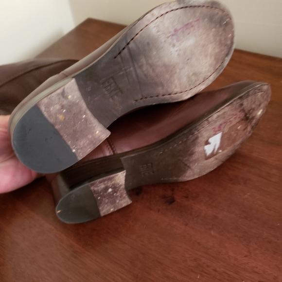 Frye Leather No-Zip Ankle Boots size 6B - Picture 5 of 8